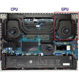 Afila Asus Rog Strix G16 G614JIR-N3081W Uyumlu Notebook Gpu, Ekran Kartı Fanı