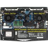 Afila Casper Excalibur G650.8750-8D60X Uyumlu Notebook Gpu, Ekran Kartı Fanı (Sağ Fan)