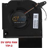 Afila Hp Omen Gaming 16-WF0003NT Uyumlu Notebook Gpu, Ekran Kartı Fanı - 5V - Tip-2