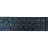 Afila HP Pavilion Gaming 15-EC2054NT 68N69EA Uyumlu Siyah TR Yeşil Tuş Işıklı Notebook Klavyesi