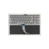 Afila Hp TPN-I129, TPN-W127, TPN-W128 uyumlu Klavye, Tuş Takımı (Silver, Gri TR)