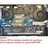 Afila Hp Victus Gaming TPN-C167 Notebook Cpu Fanı V2 - 12V (Sol Fan) Tip-1