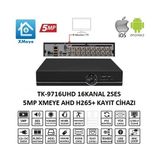 Afila TK-9716UHD 16CH 1ses 5mp Xmeye Ahd Dvr H265+ 16 Kanal Güvenlik Sistemleri Kayıt Cihazı