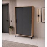 Afilli Freya Antrasit Portmanto MDF 178 cm Yükseklik 90 cm Genişlik 40 cm Derinlik Klasik Tasarım - Renkli