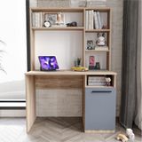 Afilli İzmir Çalışma Masası Flora Antrasit Tamamı Mdf Flora Antrasit