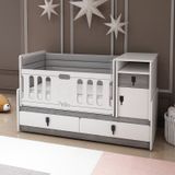 Afillibebek R131 Rose Asansörlü Sallanır Büyüyen Beşik Çok Renkli