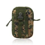 AfitLulu Taktik Molle Kılıfı, 2 Katmanlı Fermuar ve Dağ Tokası ile Yardımcı Çanta, Aletler için Naylon EDC Kemer Kılıfı (B)
