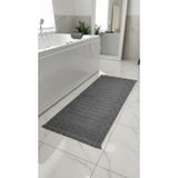 Aflora Antrasit Ayak Havlusu - 60X130cm, 690Gr, %100 Pamuk, Spa Ve Otel Banyo Paspası, Günlük Kullanıma Uygun