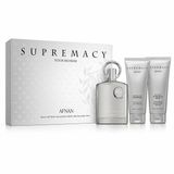 Afnan Supremacy Pour Homme Silver Erkek Hediye Seti 100 Ml Edp + 100 Ml After Shave + 100 Ml Shower Gel