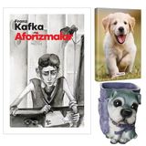Aforizmalar - Franz Kafka ve Dekoratif Köpek Kalemlik - Mutlu Prens Planlama Defteri
