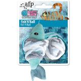 Afp Knotty Habit - Renkli Peluş Balık Ipli Oyuncak Drstr