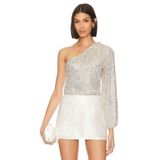 AFR CLOTHES KADIN PAYET İÇİ ASTARLI GENİL KOL BLUZ