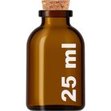 Afracam 25 ml Amber Kahverengi Şişe Mantar Tıpalı 25 Cc Hediyelik Nişan Süs Kolonya Cam Şişe 1 Adet