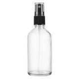 Afracam Şeffaf 50 Ml Sprey Fısfıs Kolonya Dezenfektan Cam Şişe Siyah