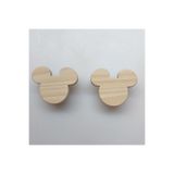 afralya home 2 Adet! Mouse Bebek Odası Ahşap Çekmece/dolap Kulpu Fare Çekmece Kulp