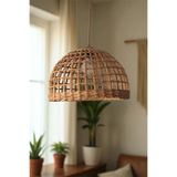 afralya home Hasır Bohem Sarkıt Avize Rattan Avize Bambu Hasır Avize Salon Mutfak Özel Üretim Avize(DUY DAHİL)