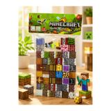 afreyz oyuncak Manyetik Yapı Blokları Minecraft Mıknatıslı 49 Parça Blok Parçalar 1 Figürlü Minecraft Mıknatıs Set