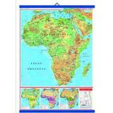 Afrika Fiziki Haritası (kaplamalı)