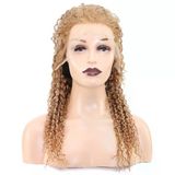 Afro Dalga Front Lace Gerçek Tül Peruk - Balköpüğü - 60-65Cm Ww12-20Inch