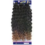 Afro Dalgası / Siyah Karamel Ombreli T1b/27