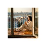 Afro Garden Bahçe Balkon Ahşap Yer Döşemesi – 30×30 cm – Teak Ağacı Zemin Kaplama Karosu