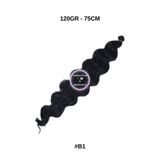 Afro Su Dalgası Saç 75m 120gr Kodu #-1 AFRO-120GR-1