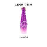 Afro Su Dalgası Saç 75m 120gr Kodu #-PURPLE/PİNK AFRO-120GR-PURPLE-PİNK