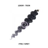 Afro Su Dalgası Saç 75m 120gr Kodu #-TB1/GREY AFRO-120GR-TB1-GREY