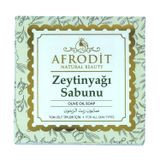 Afrodit Natural Beauty Kükürtlü İyotlu Sabun, Tüm Cilt Tipleri İçin, 100 gr - Soap with Iodine Sulphurous - For All Skin Types (Zeytinyağı Sabunu)