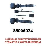 AFT Depomix Emniyet Kemeri Ön 3 Nokta Otomatik Universal - Renkli