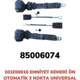 AFT Metemix Emniyet Kemeri Ön 3 Nokta Otomatik Universal - TEK
