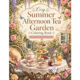 Afternoon Tea Garden Coloring Book for Adults: 50 Relaxing English Garden Scenes — Roses, Teapots, Wicker & Botanicals for Stress Relief and Mindful Coloring