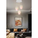 Ag Light Design Beyaz Sarkıt Avize Salon Yatak Odası Mutfak Modern Şık Lamba - 3