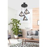 Ag Light Design Siyah Sarkıt Avize Salon Mutfak Koridor Yatak Odası Lamba - Siyah - Rose - 3