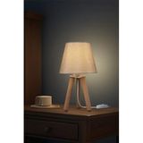 AG LightDesign Bej Abajur Yatak Odası Salon Koridor Masa Lambası AGnm4