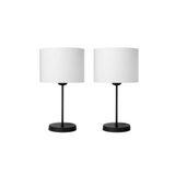 AG LightDesign Beyaz Abajur Yatak Odası Salon Modern Şık Masa Lambası