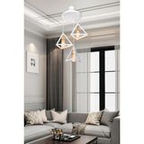 Ag Lightdesign Beyaz Sarkıt Avize Yatak Odası Salon Mutfak Koridor Lamba 25 AGNM54 - 00-Beyaz
