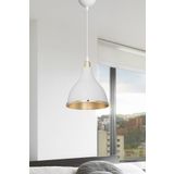 AG LightDesign Beyaz Sarkıt Avize Yatak Odası Salon Mutfak Koridor Lamba Içi Gold