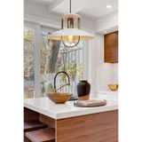 AG LightDesign Beyaz Sarkıt Avize Yatak Odası Salon Mutfak Koridor Şık Lamba Metal