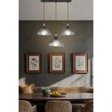 AG LightDesign Füme Sarkıt Avize Mutfak Salon Cafe Bar Yatak Odası Koridor Lamba 3lü Sıralı