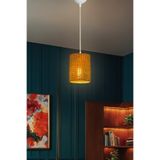 AG LightDesign Kahverengi Kumaş Sarkıt Avize Salon Yatak Odası Mutfak Modern Şık Lamba