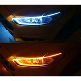 AG Store Fiat Egea Kayar LED Far Üstü 60 cm Beyaz/Turuncu Fonksiyonel ve Su Geçirmez