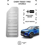 A&G Tuning Chery Tiggo 7 Ayak Dinlendirme Pedalı Krom Ayak Dayama Pedalı - Renkli