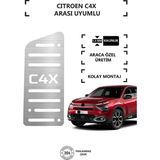 A&G Tuning Citroen C4X Ayak Dinlendirme Pedalı Krom Ayak Dayama Pedalı - Renkli