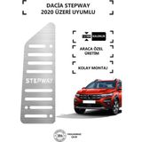 A&G Tuning Dacia Stepway 2020 Üzeri Ayak Dinlendirme Pedalı Krom Ayak Dayama Pedalı - Renkli