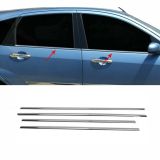 A&G Tuning Ford Focus 1 SEDAN Krom Cam Çıtası Tk 1998-2005 4Prç Paslanmaz Çelik