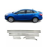 A&G Tuning Ford Focus SEDAN Krom Cam Çıtası 2011-2017 Arası 8Prç Paslanmaz Çelik