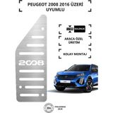 A&G Tuning Peugeot 2008 2014 Üzeri Ayak Dinlendirme Pedalı Krom Ayak Dayama Pedalı - Renkli