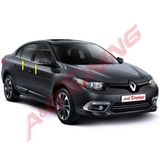 A&G Tuning Renault Fluence Krom Cam Çıtası 2010 Üzeri 4Prç Paslanmaz Çelik