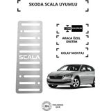 A&G Tuning Skoda Scala Ayak Dinlendirme Pedalı Krom Ayak Dayama Pedalı - Renkli